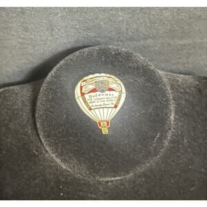Vintage Anheuser Busch Budweiser Hot Air Balloon Lapel Hat Pin